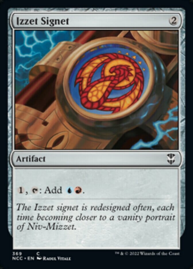 Izzet Signet [Streets of New Capenna Commander] MTG Single Magic: The Gathering  | Multizone: Comics And Games
