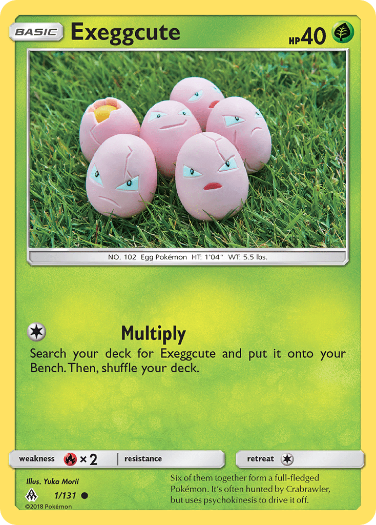 Exeggcute (1/131) [Sun & Moon: Forbidden Light] Pokemon Single Pokémon  | Multizone: Comics And Games