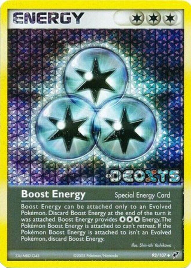 Boost Energy (93/107) (Stamped) [EX: Deoxys] Pokemon Single Pokémon  | Multizone: Comics And Games