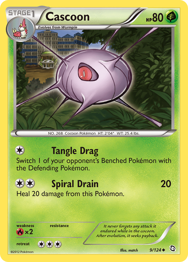 Cascoon (9/124) [Black & White: Dragons Exalted] Pokemon Single Pokémon  | Multizone: Comics And Games