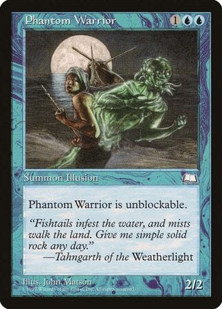 Phantom Warrior [Weatherlight] MTG Single Magic: The Gathering  | Multizone: Comics And Games