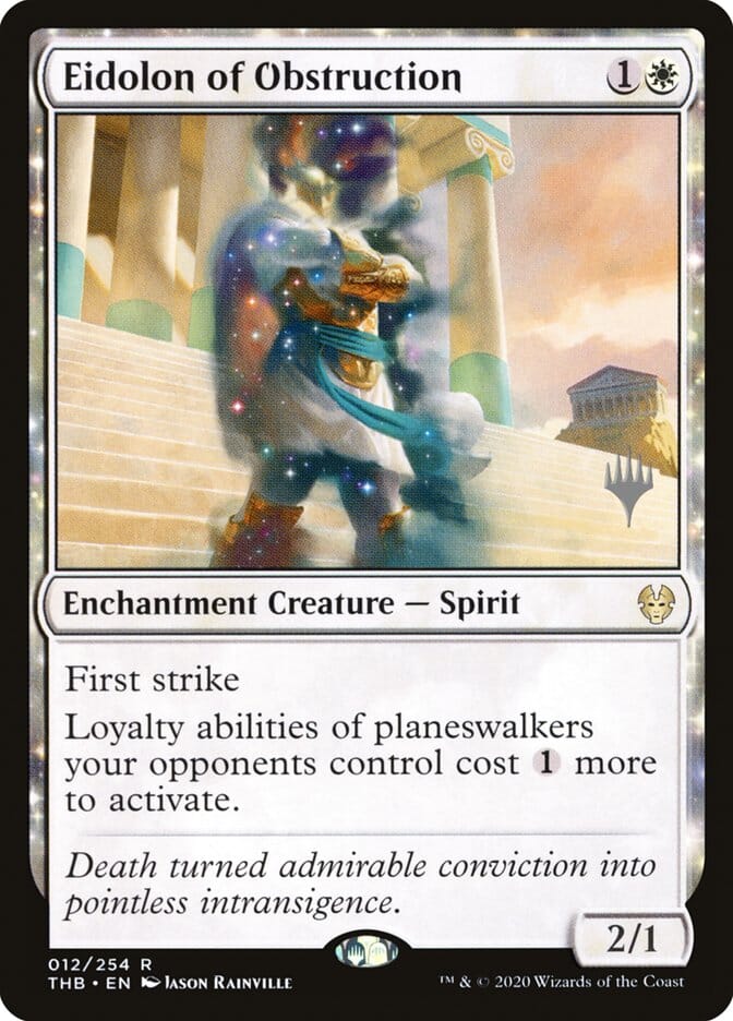 Eidolon of Obstruction (Promo Pack) [Theros Beyond Death Promos] MTG Single Magic: The Gathering  | Multizone: Comics And Games