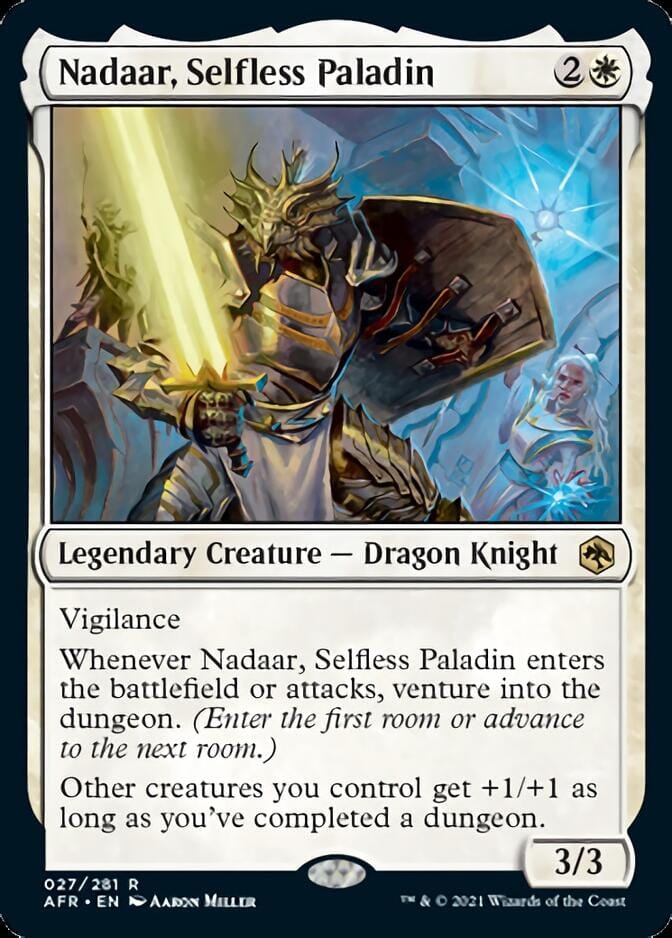 Nadaar, Selfless Paladin [Dungeons & Dragons: Adventures in the Forgotten Realms] MTG Single Magic: The Gathering  | Multizone: Comics And Games