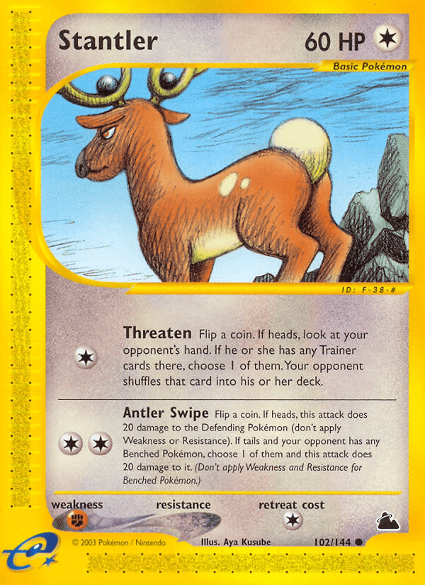 Stantler (102/144) [Skyridge] Pokemon Single Pokémon  | Multizone: Comics And Games