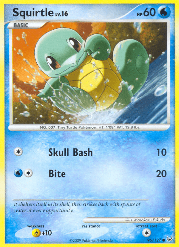 Squirtle (96/127) [Platinum: Base Set] Pokemon Single Pokémon  | Multizone: Comics And Games