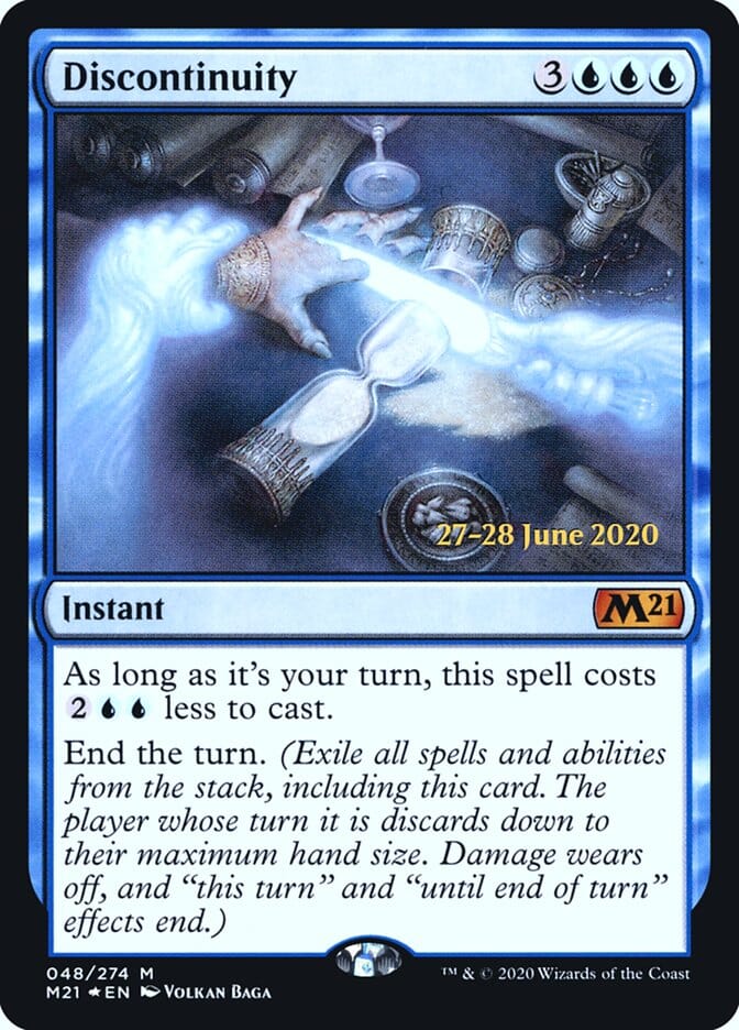 Discontinuity [Core Set 2021 Prerelease Promos] MTG Single Magic: The Gathering  | Multizone: Comics And Games