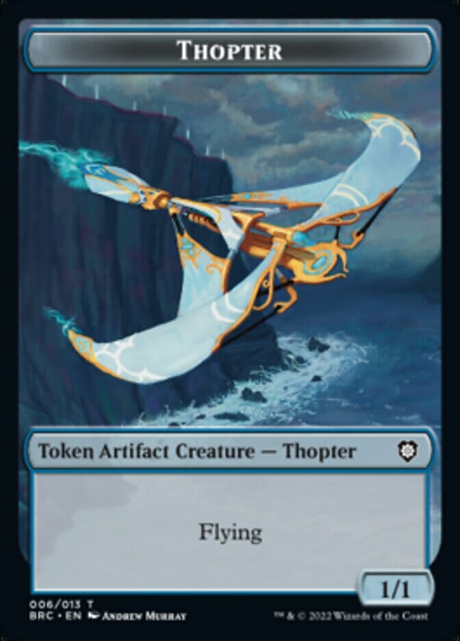 Copy // Thopter (006) Double-Sided Token [The Brothers' War Commander Tokens] MTG Single Magic: The Gathering  | Multizone: Comics And Games