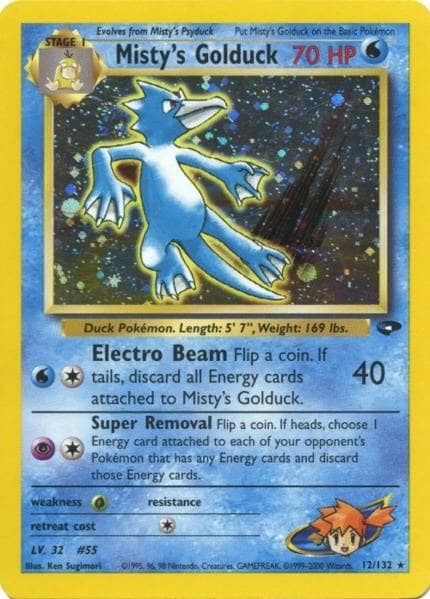 Misty's Golduck (12/132) [Gym Challenge Unlimited] Pokemon Single Pokémon  | Multizone: Comics And Games