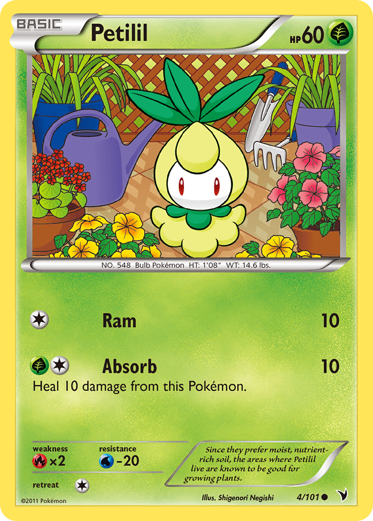 Petilil (4/101) [Black & White: Noble Victories] Pokemon Single Pokémon  | Multizone: Comics And Games