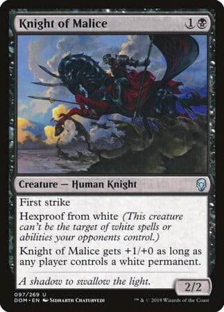 Knight of Malice [Dominaria] MTG Single Magic: The Gathering  | Multizone: Comics And Games