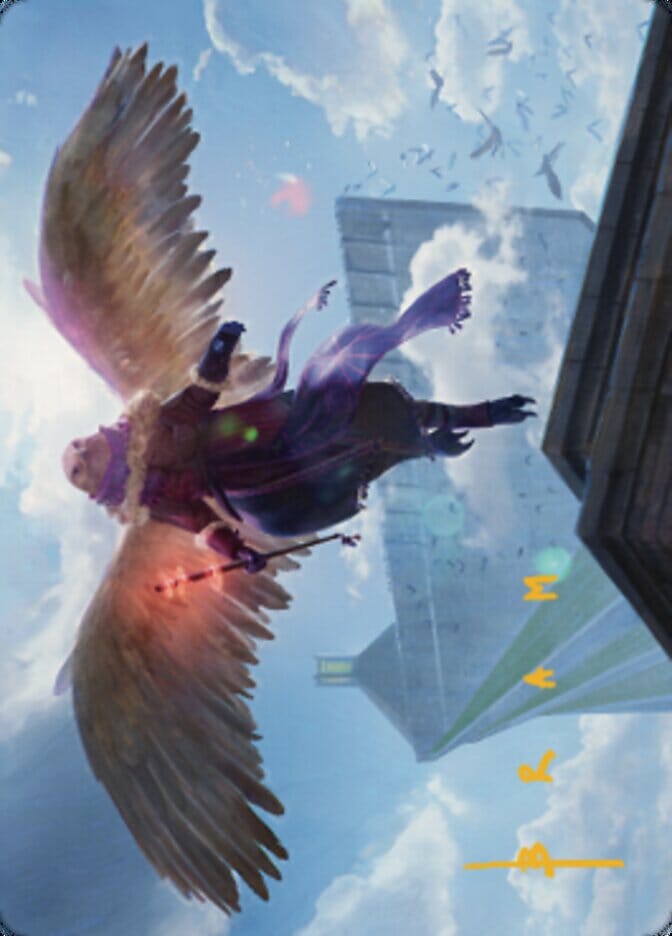 Balmor, Battlemage Captain Art Card 1 (Gold-Stamped Signature) [Dominaria United Art Series] MTG Single Magic: The Gathering  | Multizone: Comics And Games
