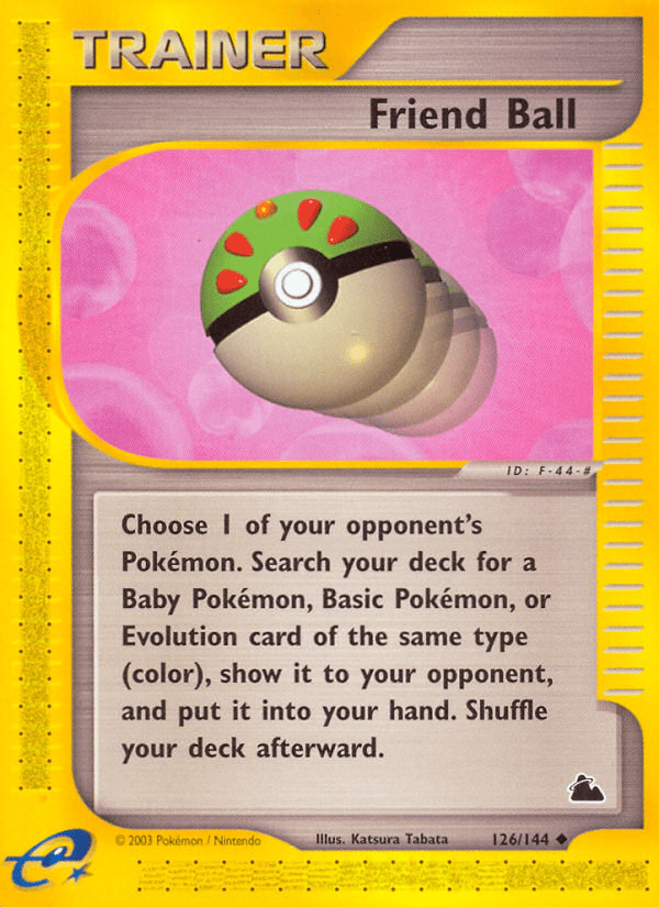 Friend Ball (126/144) [Skyridge] Pokemon Single Pokémon  | Multizone: Comics And Games