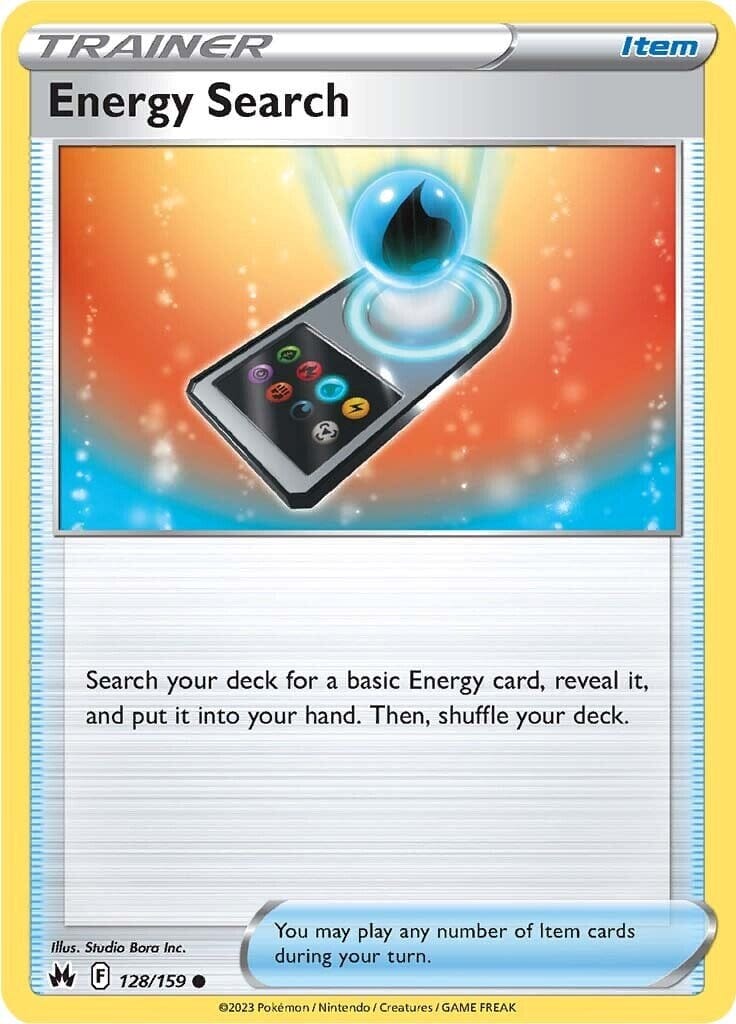 Energy Search (128/159) [Sword & Shield: Crown Zenith] Pokemon Single Pokémon  | Multizone: Comics And Games