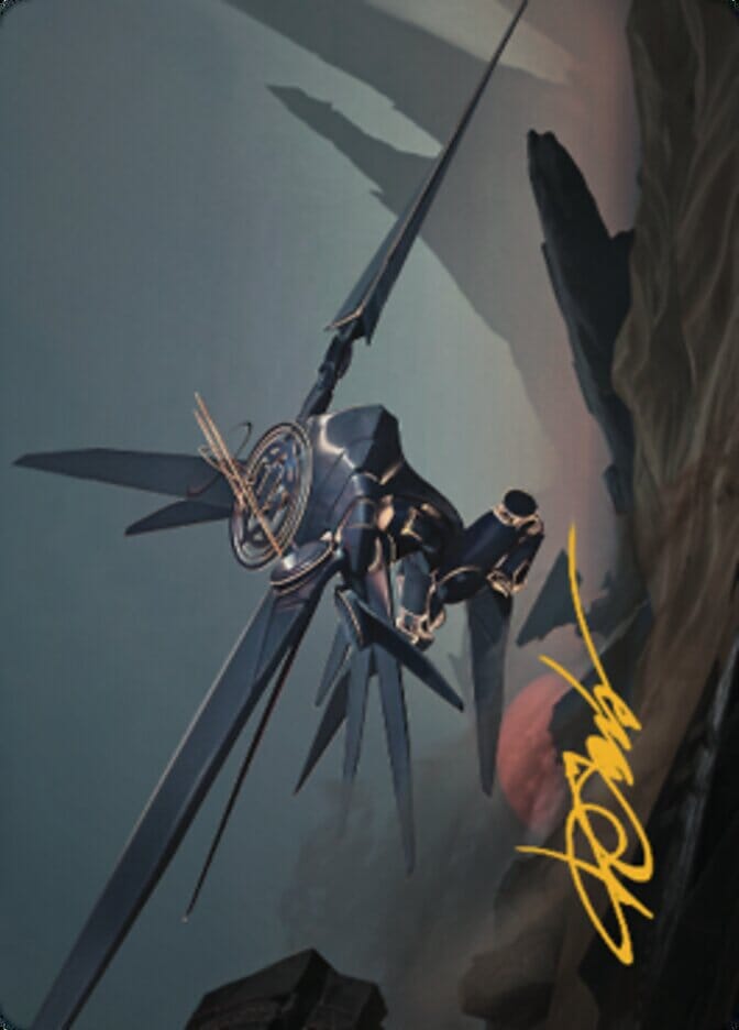 Steel Seraph Art Card (Gold-Stamped Signature) [The Brothers' War Art Series] MTG Single Magic: The Gathering  | Multizone: Comics And Games