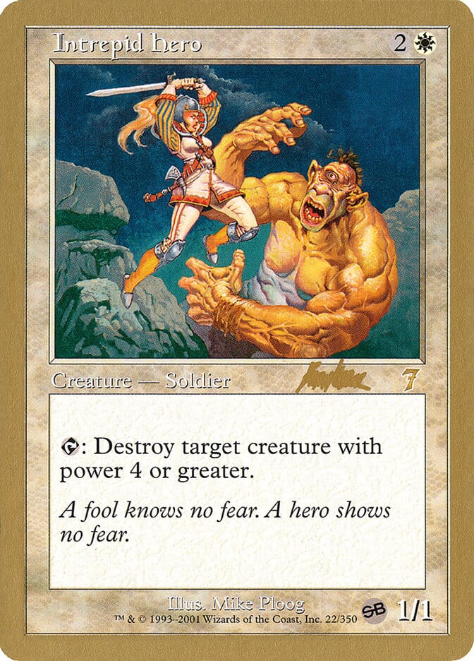 Intrepid Hero (Brian Kibler) (SB) [World Championship Decks 2002] MTG Single Magic: The Gathering  | Multizone: Comics And Games