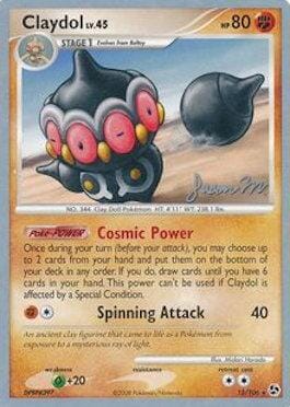 Claydol LV.45 (15/106) (Queengar - Jason Martinez) [World Championships 2009] Pokemon Single Pokémon  | Multizone: Comics And Games