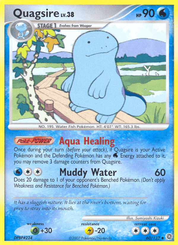 Quagsire (60/132) [Diamond & Pearl: Secret Wonders] Pokemon Single Pokémon  | Multizone: Comics And Games