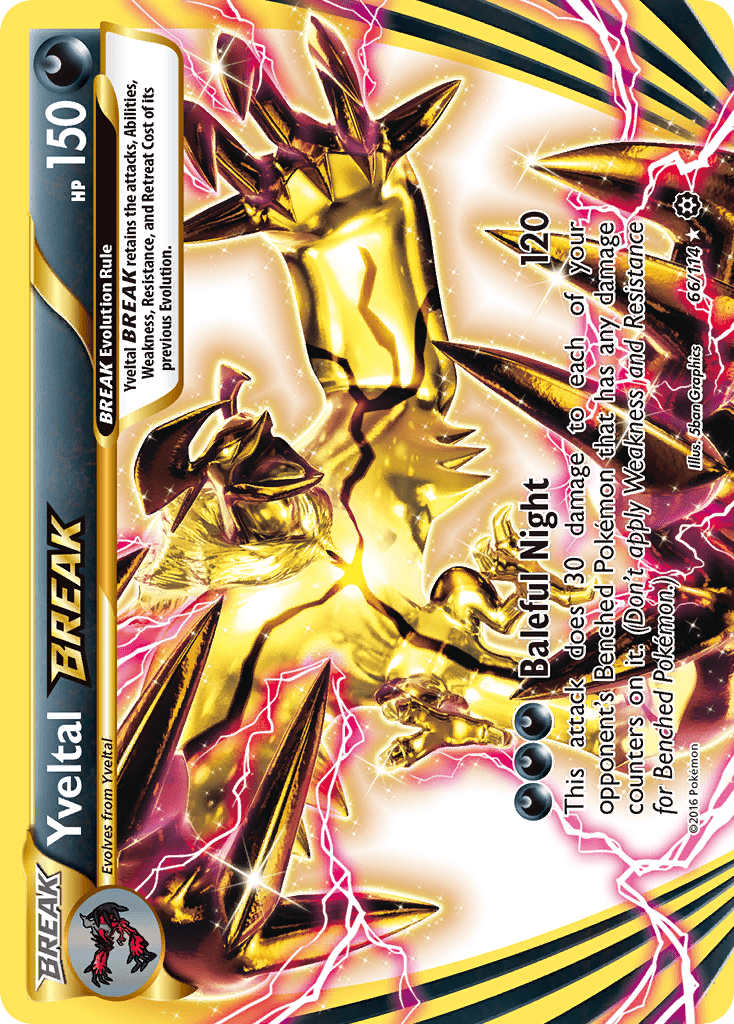 Yveltal BREAK (66/114) [XY: Steam Siege] Pokemon Single Pokémon  | Multizone: Comics And Games