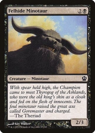 Felhide Minotaur [Theros] MTG Single Magic: The Gathering  | Multizone: Comics And Games