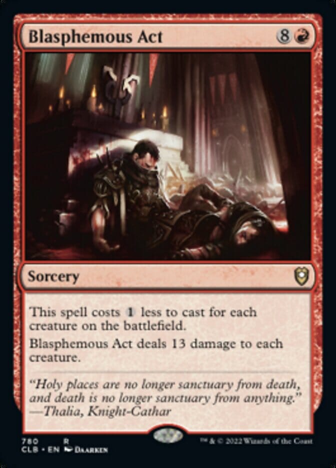 Blasphemous Act [Commander Legends: Battle for Baldur's Gate] MTG Single Magic: The Gathering  | Multizone: Comics And Games