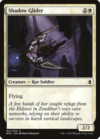 Shadow Glider [Battle for Zendikar] MTG Single Magic: The Gathering  | Multizone: Comics And Games