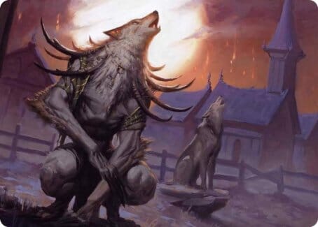 Lord of the Ulvenwald Art Card [Innistrad: Midnight Hunt Art Series] MTG Single Magic: The Gathering  | Multizone: Comics And Games