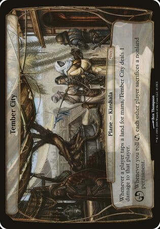 Tember City (WPN Promo) [Promotional Planes] MTG Single Magic: The Gathering  | Multizone: Comics And Games