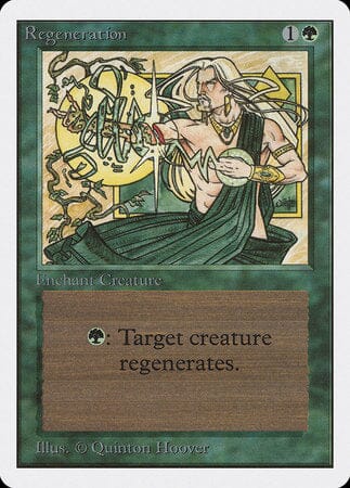 Regeneration [Unlimited Edition] MTG Single Magic: The Gathering  | Multizone: Comics And Games