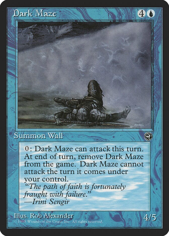 Dark Maze (Irini Sengir Flavor Text) [Homelands] MTG Single Magic: The Gathering  | Multizone: Comics And Games