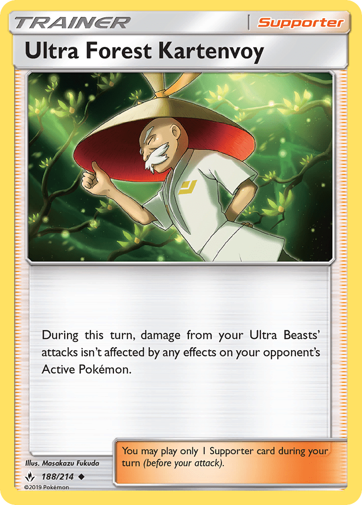Ultra Forest Kartenvoy (188/214) [Sun & Moon: Unbroken Bonds] Pokemon Single Pokémon  | Multizone: Comics And Games