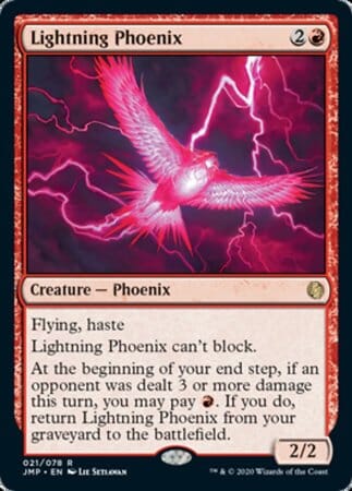 Lightning Phoenix [Jumpstart] MTG Single Magic: The Gathering  | Multizone: Comics And Games