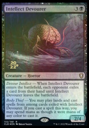 Intellect Devourer [Commander Legends: Battle for Baldur's Gate Prerelease Promos] MTG Single Magic: The Gathering  | Multizone: Comics And Games