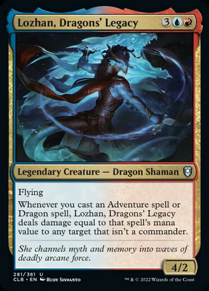 Lozhan, Dragons' Legacy [Commander Legends: Battle for Baldur's Gate] MTG Single Magic: The Gathering  | Multizone: Comics And Games