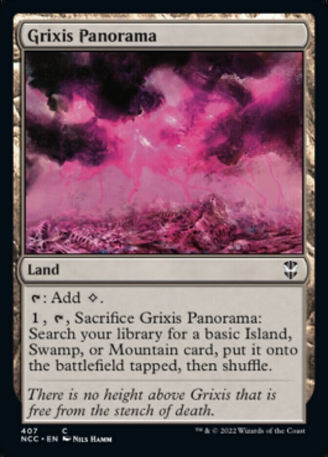Grixis Panorama [Streets of New Capenna Commander] MTG Single Magic: The Gathering  | Multizone: Comics And Games