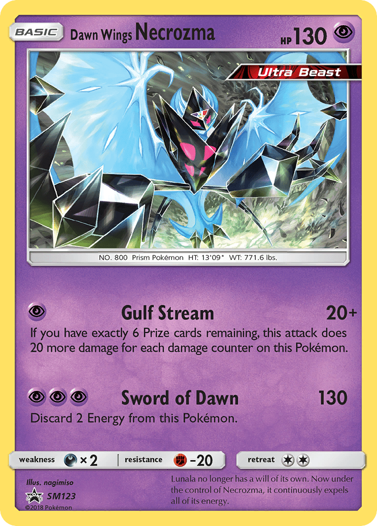 Dawn Wings Necrozma (SM123) [Sun & Moon: Black Star Promos] Pokemon Single Pokémon  | Multizone: Comics And Games