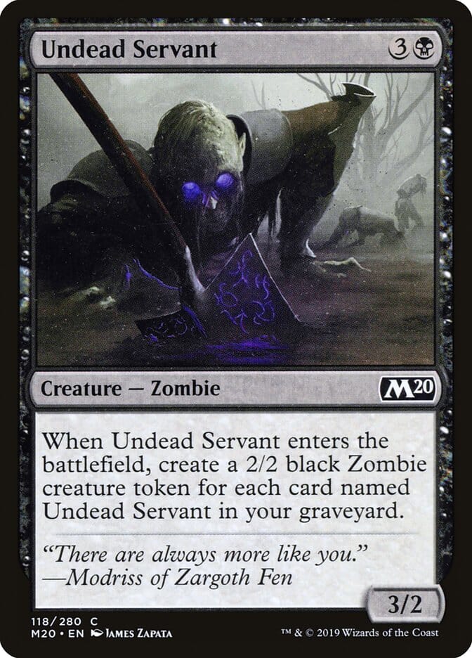 Undead Servant [Core Set 2020] MTG Single Magic: The Gathering  | Multizone: Comics And Games