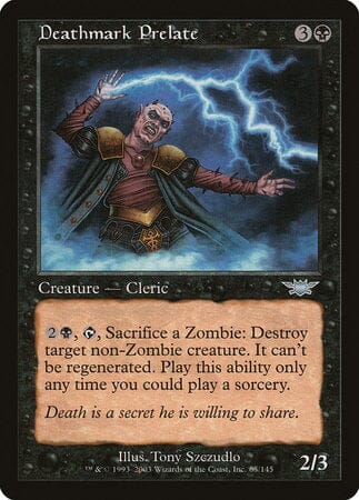 Deathmark Prelate [Legions] MTG Single Magic: The Gathering  | Multizone: Comics And Games