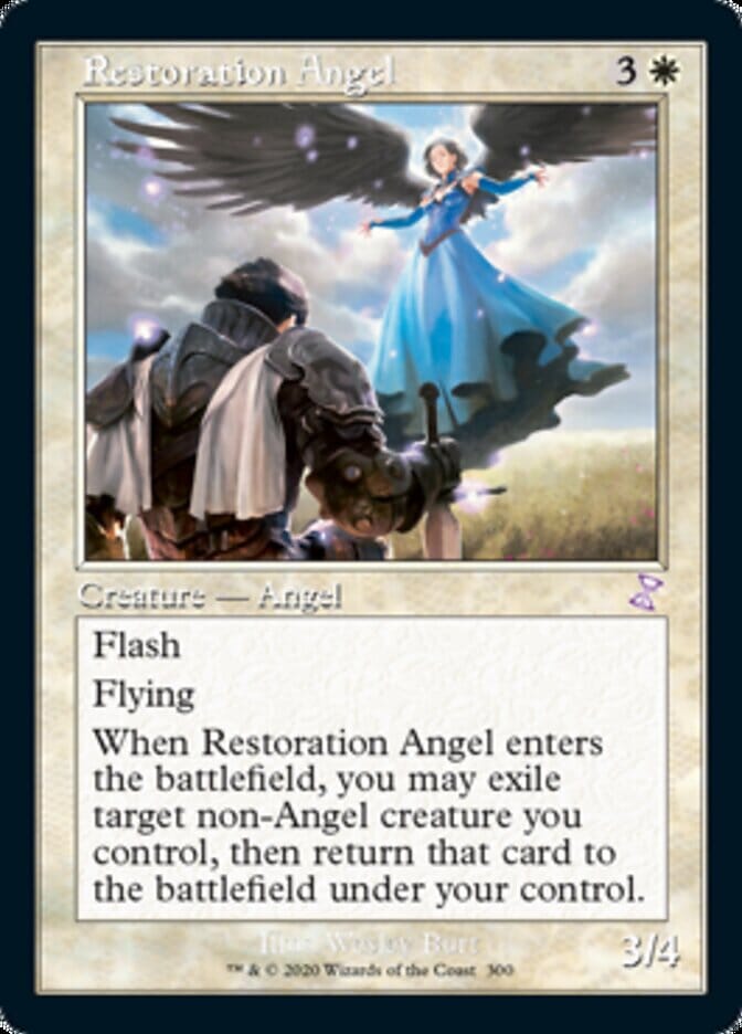 Restoration Angel (Timeshifted) [Time Spiral Remastered] MTG Single Magic: The Gathering  | Multizone: Comics And Games