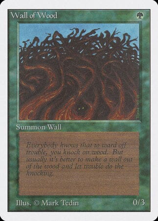 Wall of Wood [Unlimited Edition] MTG Single Magic: The Gathering  | Multizone: Comics And Games