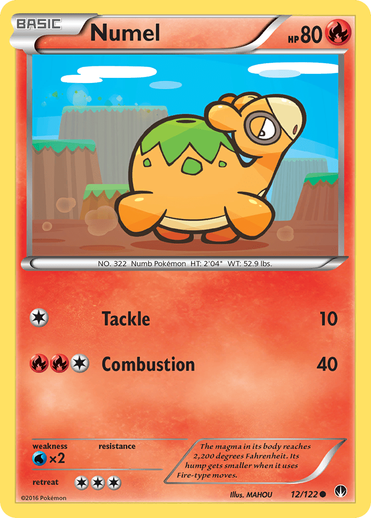 Numel (12/122) [XY: BREAKpoint] Pokemon Single Pokémon  | Multizone: Comics And Games