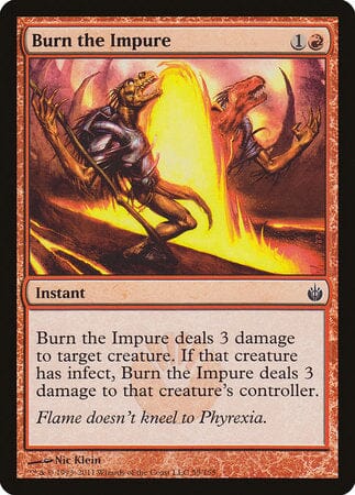 Burn the Impure [Mirrodin Besieged] MTG Single Magic: The Gathering  | Multizone: Comics And Games