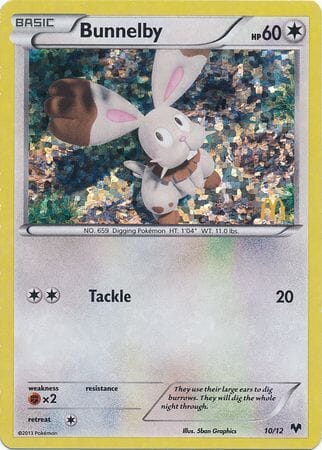 Bunnelby (10/12) [McDonald's Promos: 2014 Collection] Pokemon Single Pokémon  | Multizone: Comics And Games