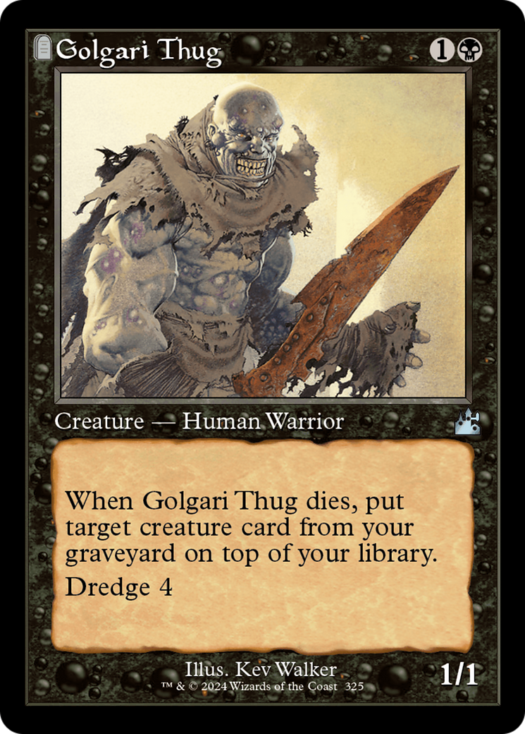 Golgari Thug (Retro Frame) [Ravnica Remastered] | Multizone: Comics And Games