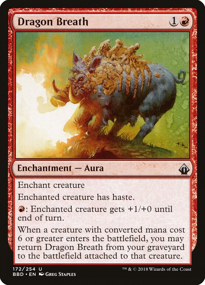 Dragon Breath [Battlebond] MTG Single Magic: The Gathering  | Multizone: Comics And Games