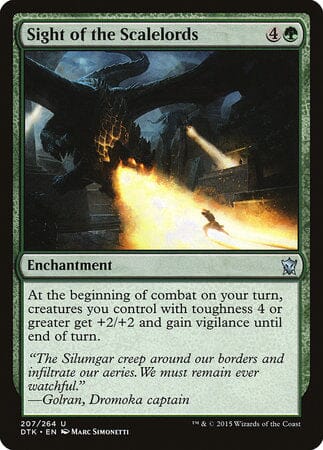 Sight of the Scalelords [Dragons of Tarkir] MTG Single Magic: The Gathering  | Multizone: Comics And Games
