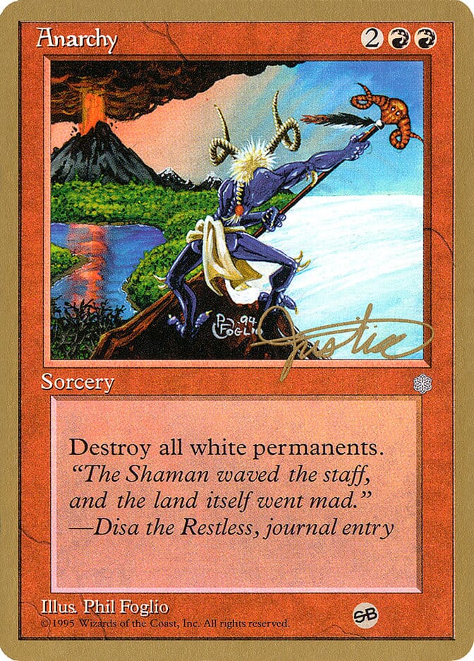 Anarchy (Mark Justice) (SB) [Pro Tour Collector Set] MTG Single Magic: The Gathering  | Multizone: Comics And Games