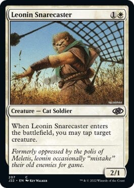 Leonin Snarecaster [Jumpstart 2022] MTG Single Magic: The Gathering  | Multizone: Comics And Games