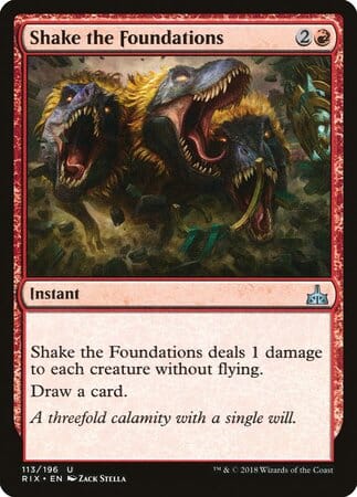 Shake the Foundations [Rivals of Ixalan] MTG Single Magic: The Gathering  | Multizone: Comics And Games