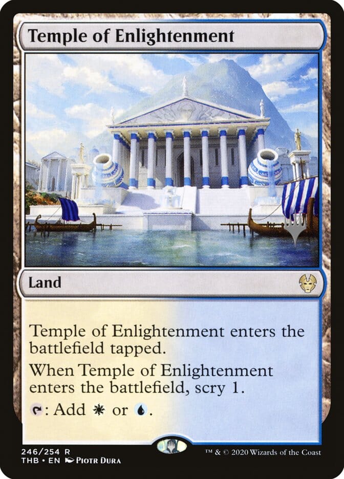 Temple of Enlightenment (Promo Pack) [Theros Beyond Death Promos] MTG Single Magic: The Gathering  | Multizone: Comics And Games