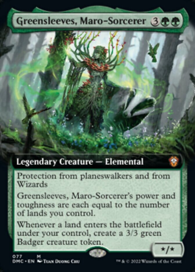 Greensleeves, Maro-Sorcerer (Extended Art) [Dominaria United Commander] MTG Single Magic: The Gathering  | Multizone: Comics And Games